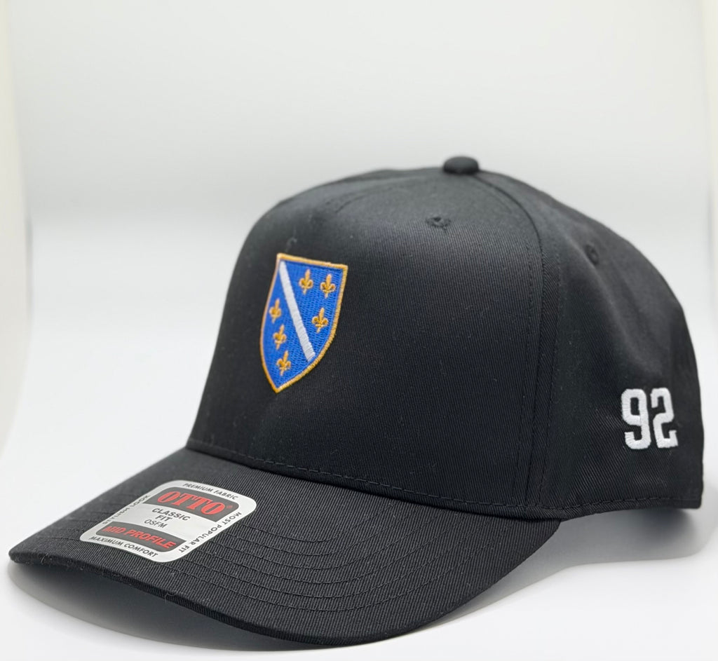 Flag of BiH (1992–1998) Mid-Profile Baseball Cap Embroidery | Ljiljan