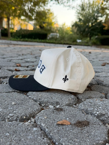 Bosna Upside Down 5-Panel-Cap schwarze Stickerei | Ljiljan