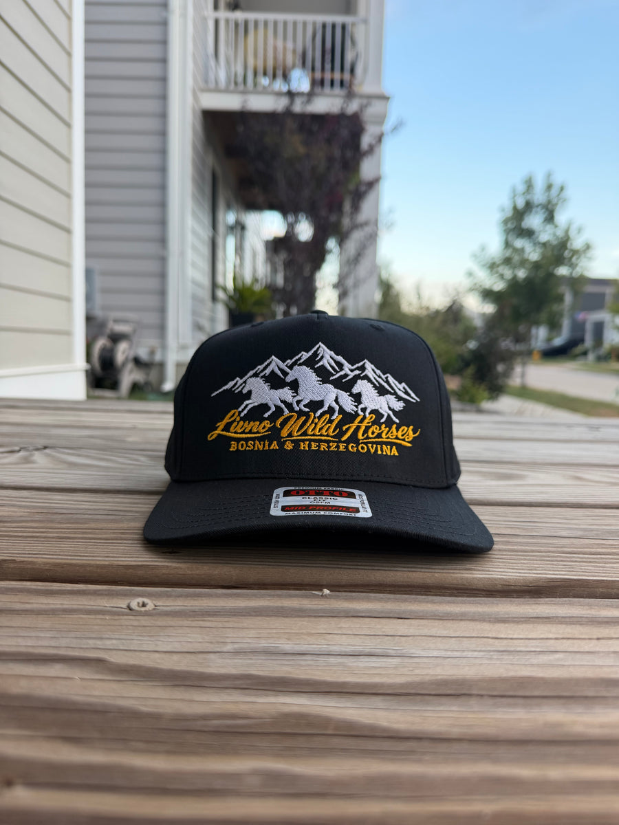 Livno Wildpferde 5-Panel-Cap Stickerei | Ljiljan