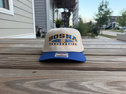 Bosnien und Herzegowina 5-Panel-Cap Stickerei | Lilie