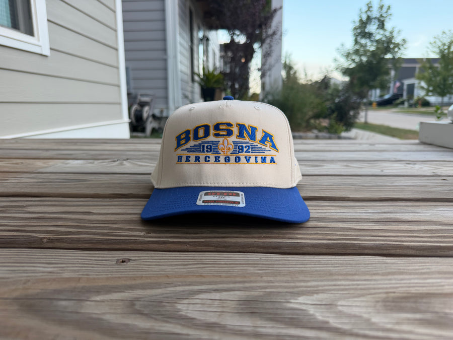 Bosnien und Herzegowina 5-Panel-Cap Stickerei | Lilie