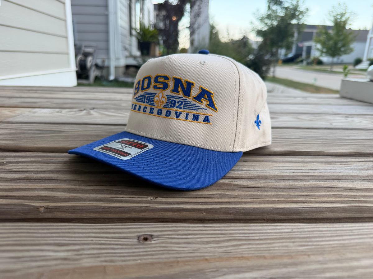 Bosnien und Herzegowina 5-Panel-Cap Stickerei | Lilie