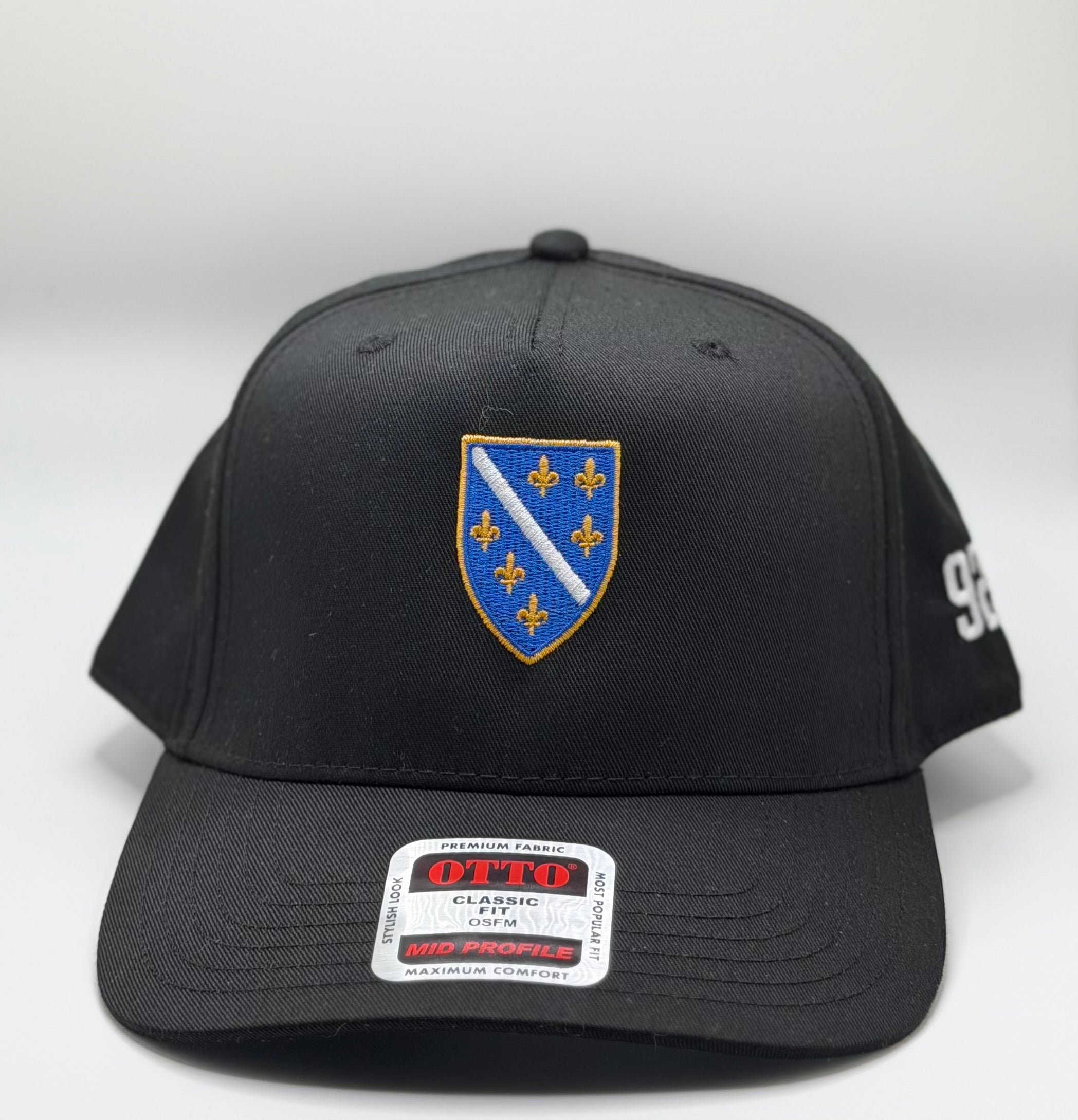 Flag of BiH (1992–1998) Mid-Profile Baseball Cap Embroidery | Ljiljan