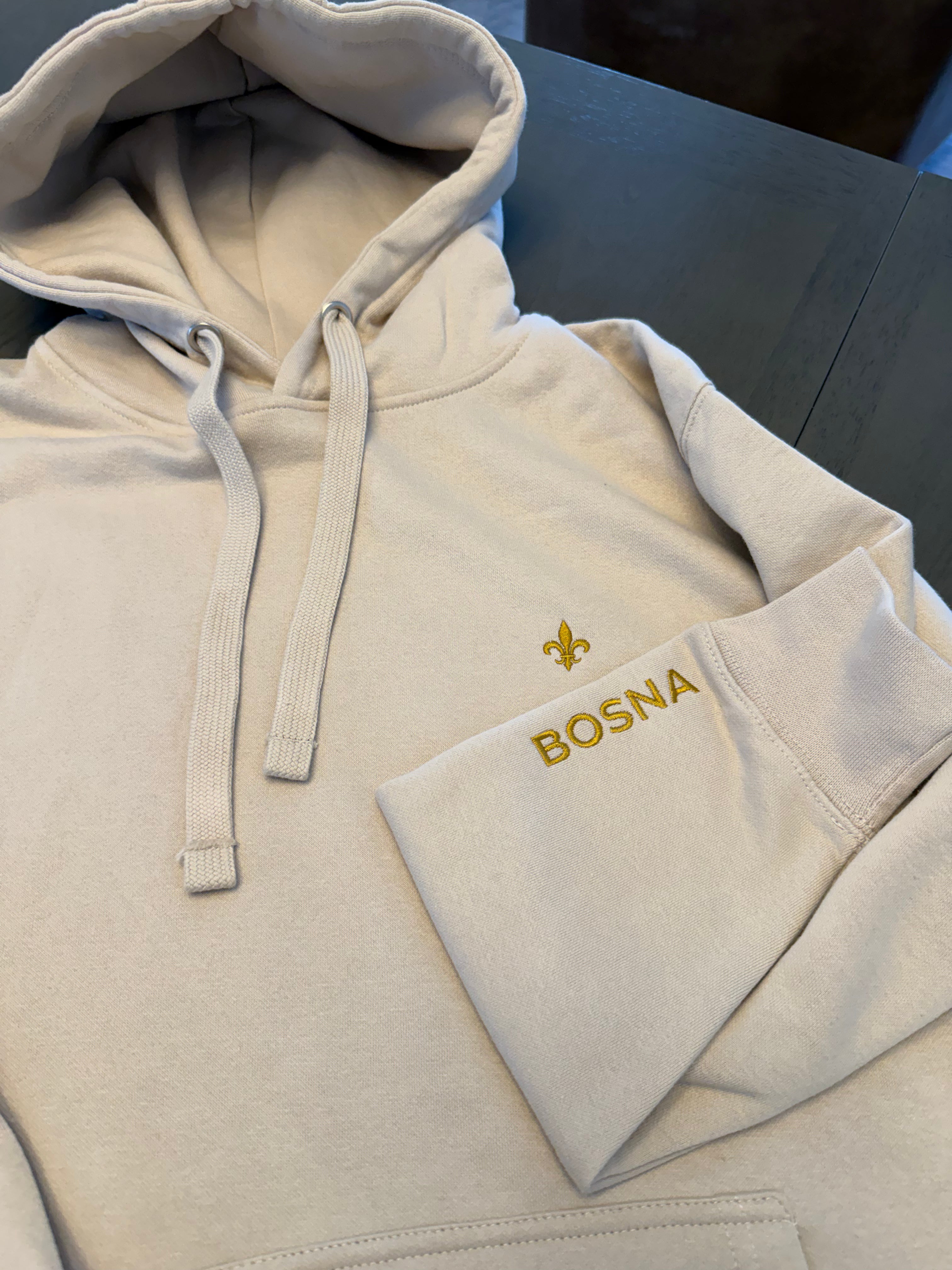 Bosna Ljiljan Premium Hoodie (Sand)