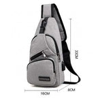 Anti-theft Sling Backpack With Charging Port