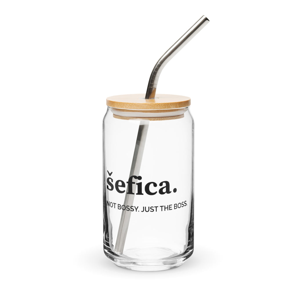 "Šefica" Aesthetic Can-Shaped Glass