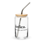"Šefica" Aesthetic Can-Shaped Glass