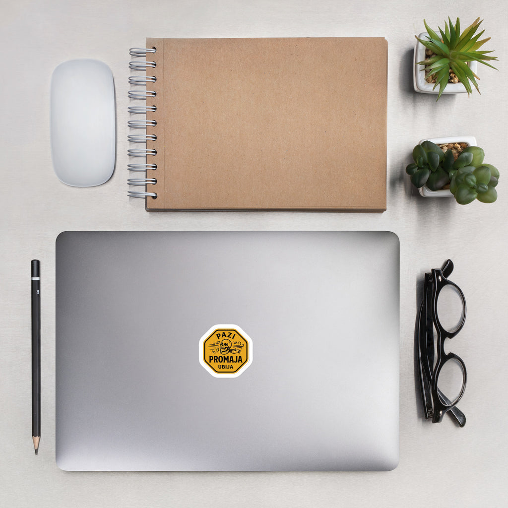 Smiješna naljepnica upozorenja "Promaja".