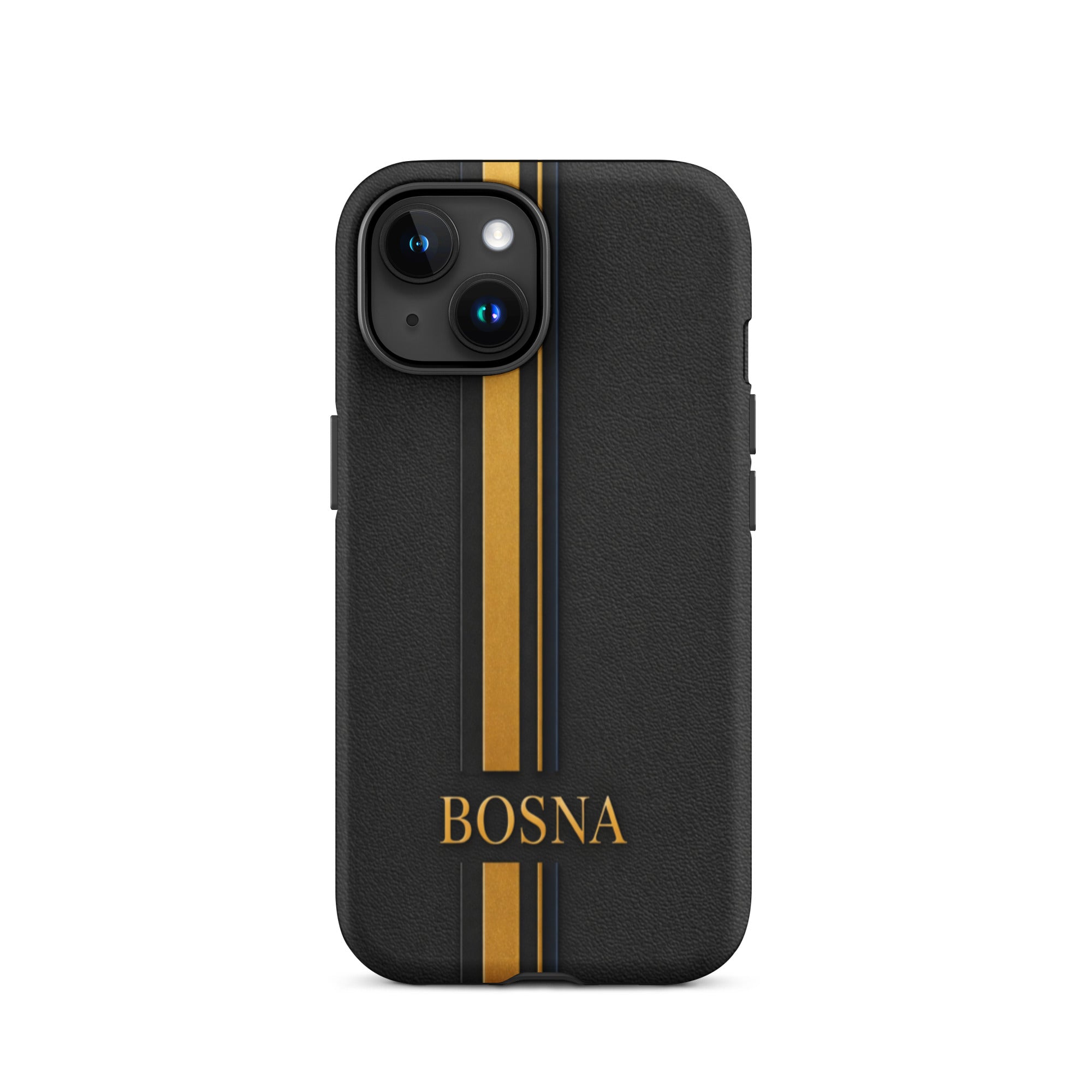 Bosna Heritage Stripe (Black & Gold) – Tough Case for iPhone®